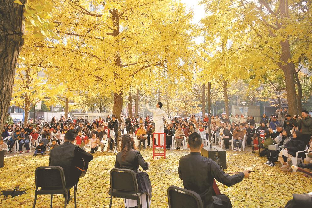 长久以来，上海不断丰富高质量公共文化服务新供给。图为黄浦区城市草坪音乐会现场。.jpg
