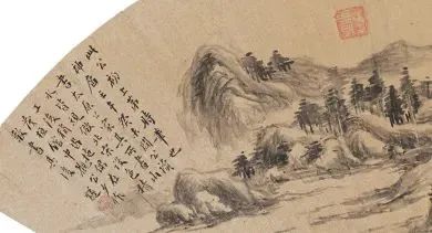 董其昌山居图扇页 局部.jpg