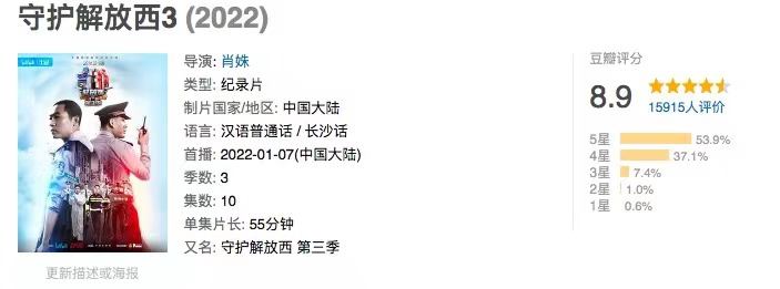 警务纪录片《守护解放西3》豆瓣评分8.9分.jpg
